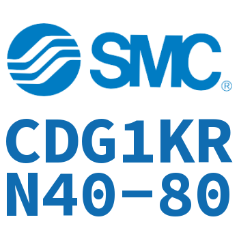 直接安装·杆不回转型气缸-CDG1KRN40-80