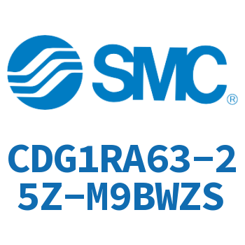 Direct installation type standard cylinder-CDG1RA63-25Z-M9BWZS