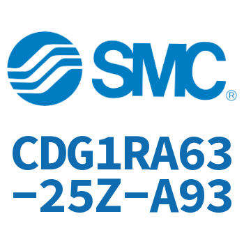 Direct installation type standard cylinder-CDG1RA63-25Z-A93