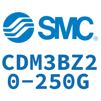 Flat end basic standard cylinder-CDM3BZ20-250G