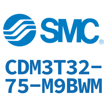 Rodless trunnion type standard cylinder-CDM3T32-75-M9BWM