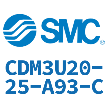 Rod side trunnion type standard cylinder-CDM3U20-25-A93-C