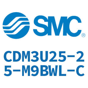 Rod side trunnion type standard cylinder-CDM3U25-25-M9BWL-C