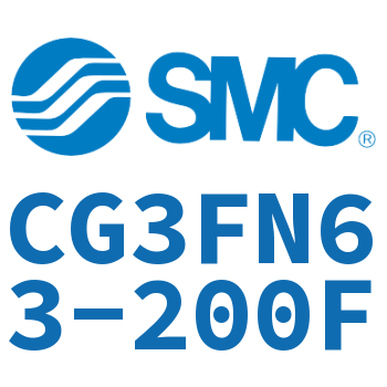 Rod side flange type standard cylinder-CG3FN63-200F