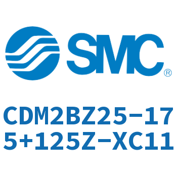 不锈钢迷你气缸 CDM2BZ25-175+125Z-XC11