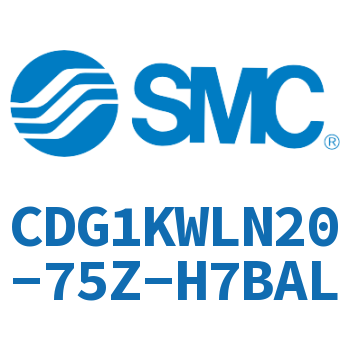 Axial foot type standard cylinder-CDG1KWLN20-75Z-H7BAL