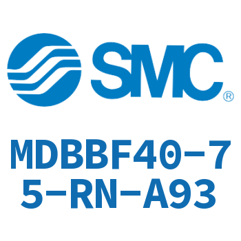 Rod side flange type standard cylinder-MDBBF40-75-RN-A93