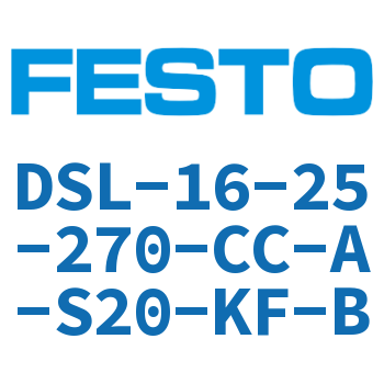 Swing/Rodless Cylinder-DSL-16-25-270-CC-A-S20-KF-B