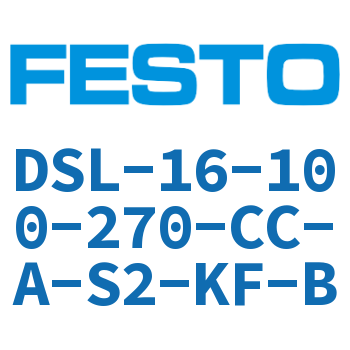 Swing/Rodless Cylinder DSL-16-100-270-CC-A-S2-KF-B