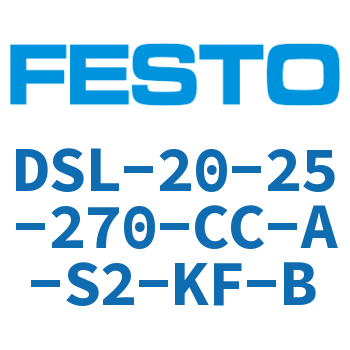 Swing/Rodless Cylinder DSL-20-25-270-CC-A-S2-KF-B