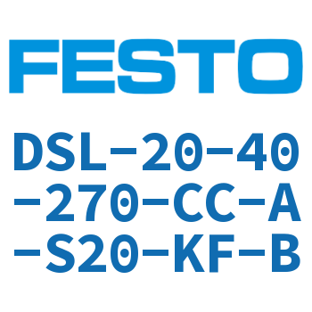 Swing/Rodless Cylinder DSL-20-40-270-CC-A-S20-KF-B