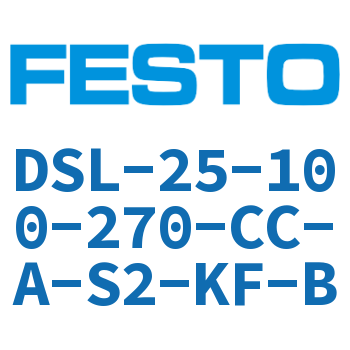 Swing/Rodless Cylinder DSL-25-100-270-CC-A-S2-KF-B