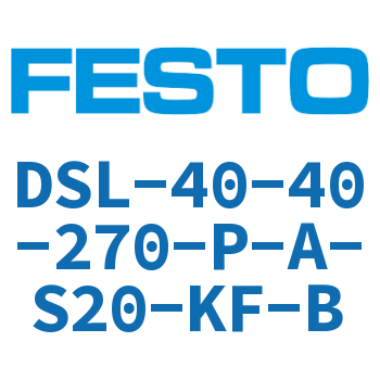 Swing/Rodless Cylinder DSL-40-40-270-P-A-S20-KF-B