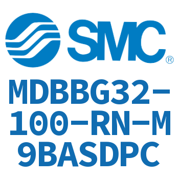 Rodless side flange type standard cylinder-MDBBG32-100-RN-M9BASDPC