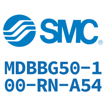 Rodless side flange type standard cylinder-MDBBG50-100-RN-A54