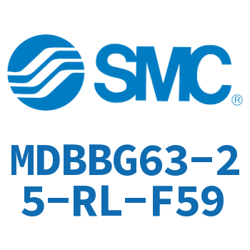 Rodless side flange type standard cylinder-MDBBG63-25-RL-F59