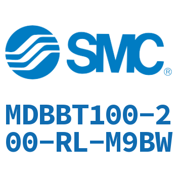 Intermediate trunnion type standard cylinder-MDBBT100-200-RL-M9BW