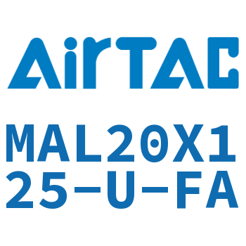 铝合金迷你气缸 MAL20X125-U-FA