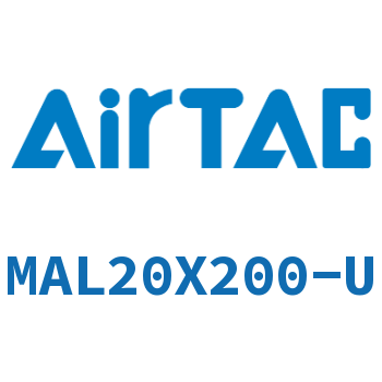 铝合金迷你气缸 MAL20X200-U