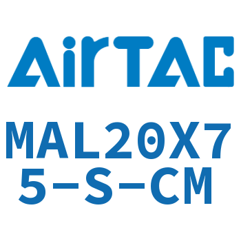 铝合金迷你气缸 MAL20X75-S-CM