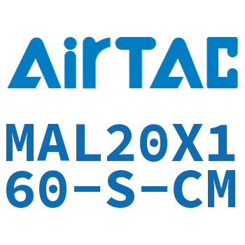 铝合金迷你气缸 MAL20X160-S-CM