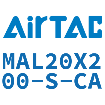 铝合金迷你气缸 MAL20X200-S-CA