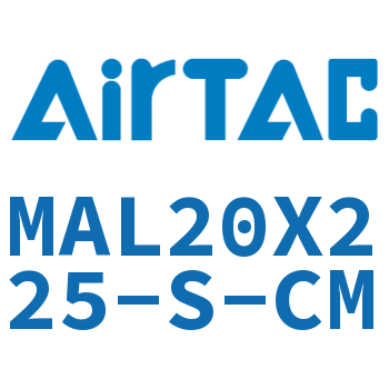 铝合金迷你气缸 MAL20X225-S-CM
