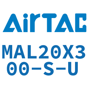 铝合金迷你气缸 MAL20X300-S-U