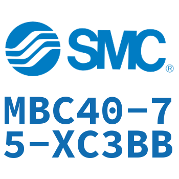 单耳环型标准气缸-MBC40-75-XC3BB