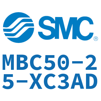 单耳环型标准气缸-MBC50-25-XC3AD