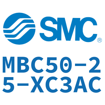单耳环型标准气缸-MBC50-25-XC3AC