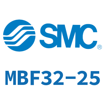 杆侧法兰型标准气缸-MBF32-25