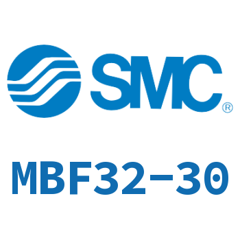 杆侧法兰型标准气缸-MBF32-30