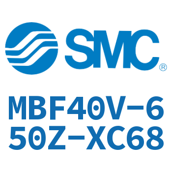杆侧法兰型标准气缸-MBF40V-650Z-XC68