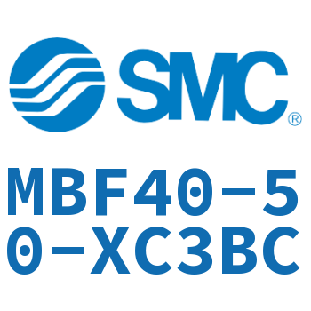 杆侧法兰型标准气缸-MBF40-50-XC3BC