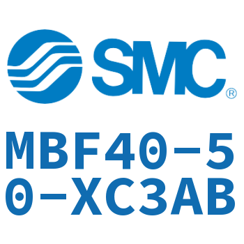 杆侧法兰型标准气缸-MBF40-50-XC3AB