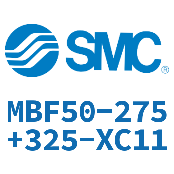 杆侧法兰型标准气缸-MBF50-275+325-XC11