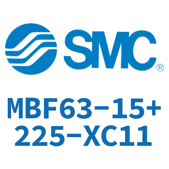 杆侧法兰型标准气缸-MBF63-15+225-XC11