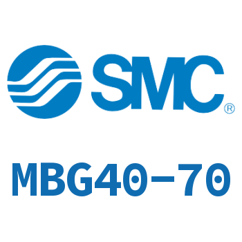 无杆侧法兰型标准气缸-MBG40-70