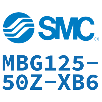 无杆侧法兰型标准气缸-MBG125-50Z-XB6