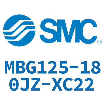 无杆侧法兰型标准气缸-MBG125-180JZ-XC22