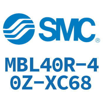 轴向脚座型标准气缸-MBL40R-40Z-XC68