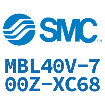 轴向脚座型标准气缸-MBL40V-700Z-XC68