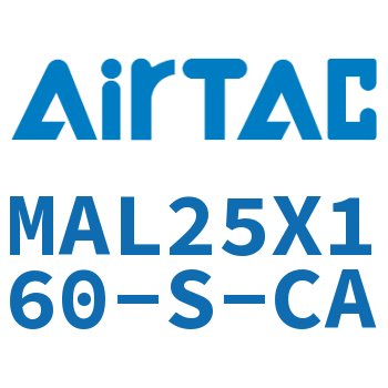 铝合金迷你气缸 MAL25X160-S-CA