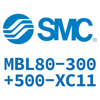 轴向脚座型标准气缸-MBL80-300+500-XC11