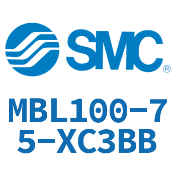 轴向脚座型标准气缸-MBL100-75-XC3BB