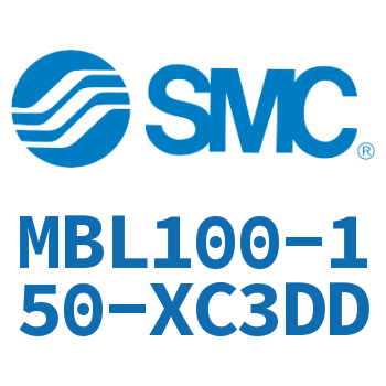 轴向脚座型标准气缸-MBL100-150-XC3DD