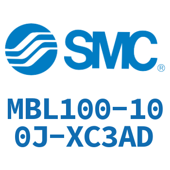 轴向脚座型标准气缸-MBL100-100J-XC3AD