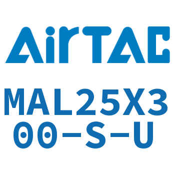铝合金迷你气缸 MAL25X300-S-U
