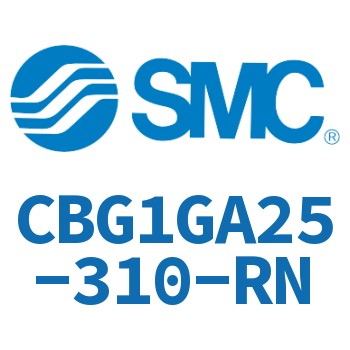 Rodless side flange type end lock cylinder-CBG1GA25-310-RN